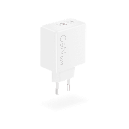 Lenovo Dual USB-C 65W GaN Charger | Charger | USB-C | 65 W