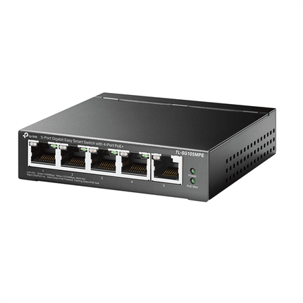 Võrgulüliti TP-Link TL-SG105MPE, 5 porti, 4 PoE+ porti, Easy Smart