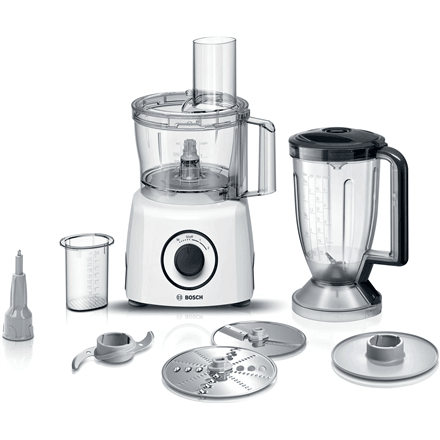 Bosch MultiTalent 3 MCM3230W food processor, 800 W, with blender, white