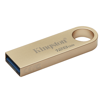 USB-флешка Kingston DataTraveler SE9 G3 128 ГБ, золотистая