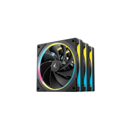 DeepCool FL12R SE case fans, 3-pack, black
