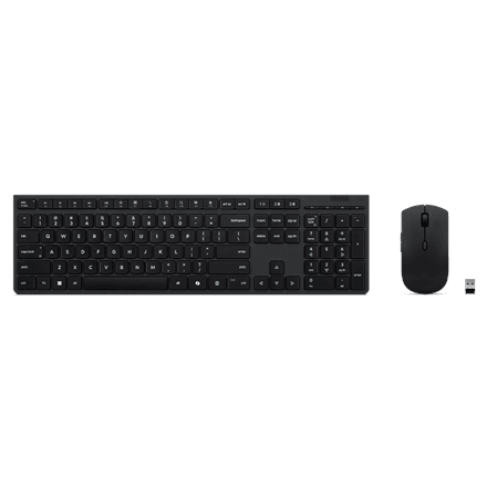 Lenovo Professional Wireless Rechargeable klaviatuur ja hiir