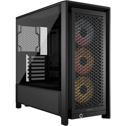 Corsair PC Case | Frame 4000D RS ARGB Modular | Mid-Tower | Black