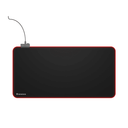 Hiirematt Genesis Boron 500 XXL RGB, 800 × 400 mm, must