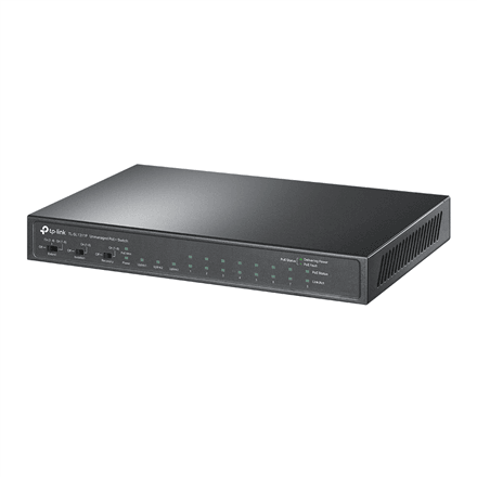 Коммутатор TP-Link TL-SL1311P, 8 портов PoE+, гигабитные RJ45 и SFP