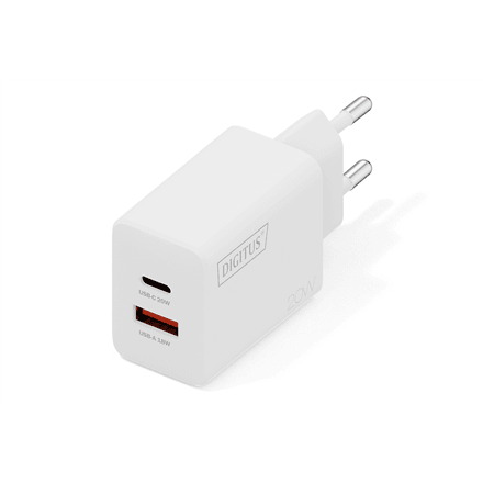 Зарядное устройство Digitus DA-10300, 20 Вт, белое