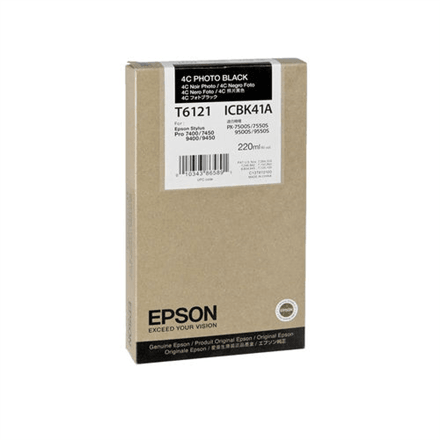Epson T612100 professionaalne tint, fotomust, 220 ml