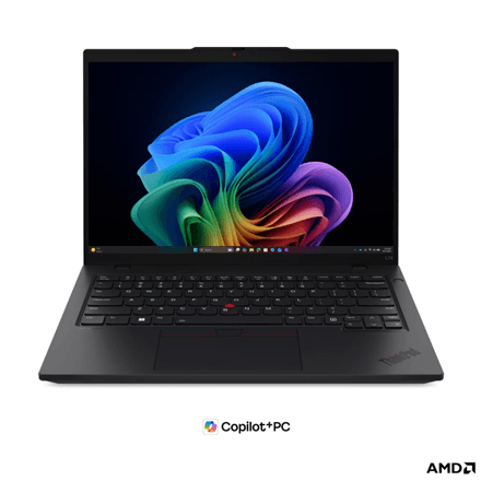 Lenovo ThinkPad L14 G7 AMD | Black | 14 " | IPS | WUXGA | 1920 x 1200 pixels | Anti-glare | AMD Ryzen AI 5 | 430 | 16 GB | SODIMM DDR5 | Solid-state drive capacity 512 GB | AMD Radeon 840M Graphics | Windows 11 Pro | 802.11be | Bluetooth version 5.4 | 4G upgradable | Keyboard language English | Keyboard backlit | Warranty 36 month(s) | Battery warranty 12 month(s)