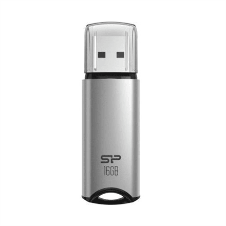 Silicon Power Marvel M02 16 GB USB flash drive, silver