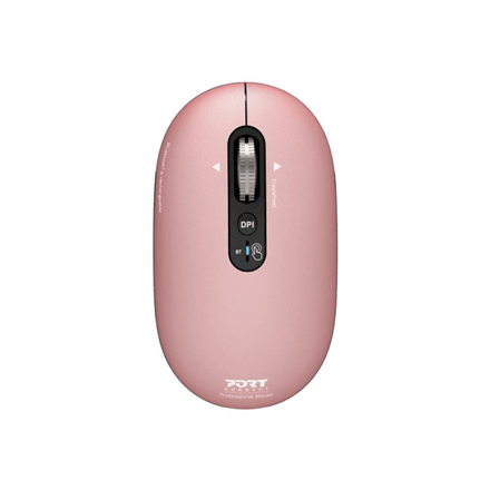 PORT CONNECT Mouse | PURE MAC | Wireless | Bluetooth | Pink