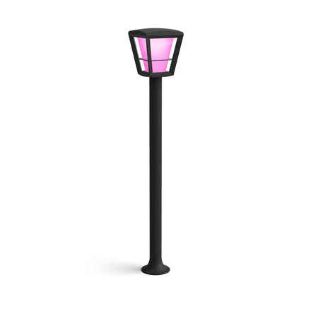 Уличный светильник на столб Philips Hue Econic, 15 Вт, White and Color Ambiance