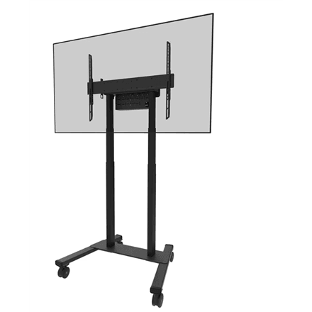 Neomounts Floor stand | FL55-875BL1 TV Trolley Motorised | Adjustable Height | 55-100 " | Maximum weight (capacity) 110 kg | Black