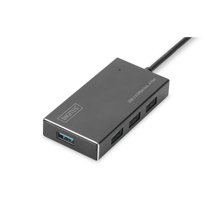 USB-хаб Digitus DA-70240-1, USB 3.0, 4 порта, с блоком питания