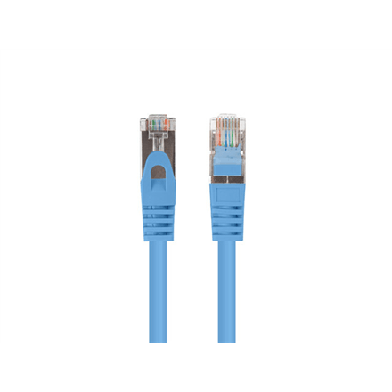 Патч-корды Lanberg CAT6 FTP, 0,25 м, 10 шт., синие