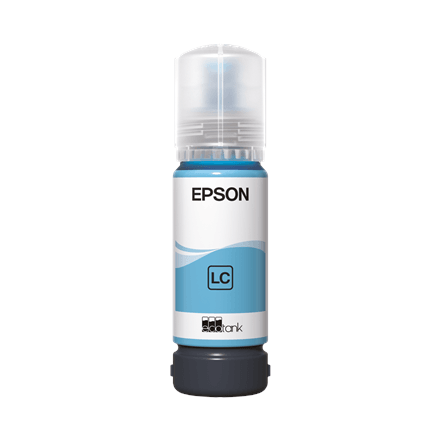 Epson 108 EcoTank tindipudel, heletsüaan, 70 ml