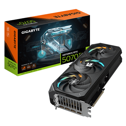 Videokaart GIGABYTE GeForce RTX 5070 Ti GAMING OC, 16 GB
