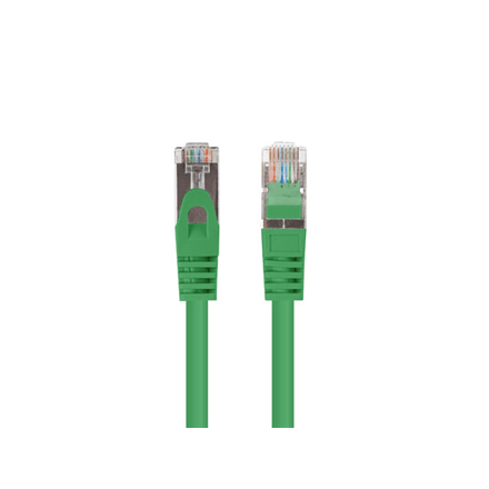 Патч-корды Lanberg CAT6 FTP, 1 м, 10 шт., зелёные