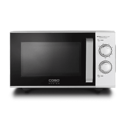 Caso MG 25 Ecostyle microwave with grill, 25 L, 900 W, silver