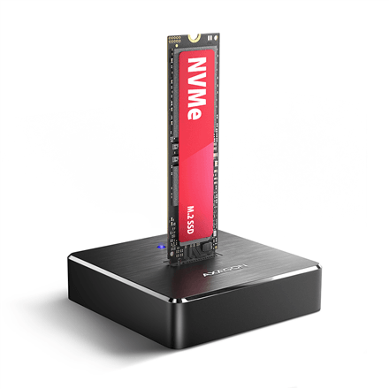 Док-станция для M.2 SSD Axagon ADSA-M2C11, USB-C 10 Гбит/с, NVMe/SATA