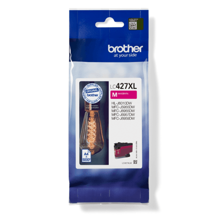 Brother LC427XLM ink cartridge, magenta, 5000 pages