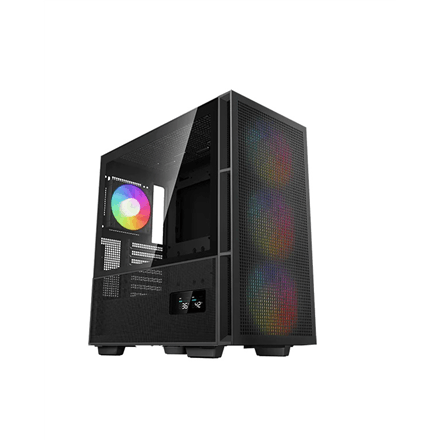 Deepcool CH560 Digital arvutikorpus, Mid-Tower, must, külgaknaga