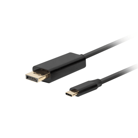 Кабель USB-C – DisplayPort Lanberg CA-CMDP-10CU-0018-BK, 4K 60 Гц, 1,8 м