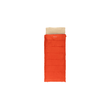 Outwell Contour Lux sleeping bag, blanket, 220 × 85 cm, L-zip, red