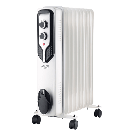 Õliradiaator Adler AD 7816, 2000 W, 9 ribi, valge