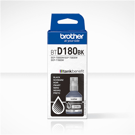 Tindipudel Brother BTD180BK, must, 7500 lk