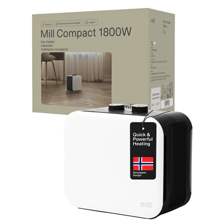 Mill CUS1800MECW fan heater, 1800 W, up to 30 m²