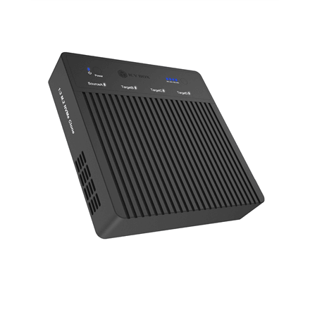 Raidsonic 4-Bays USB4 Duplicator (1:3 clone) for NVMe M.2 SSD | IB-4013MCL-C4
