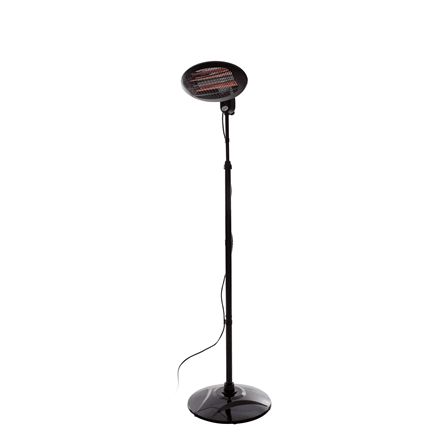Sunred Elekra Quartz standing infrared heater, 2000 W, IP34, black