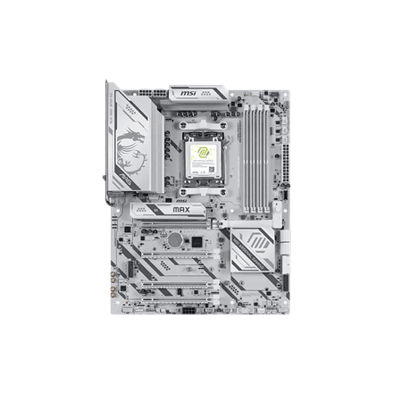 MSI MAG B850 GAMING PLUS MAX WIFI | Processor family AMD | Processor socket AM5 | DDR5 | Supported hard disk drive interfaces SATA, M.2 | Number of SATA connectors 4