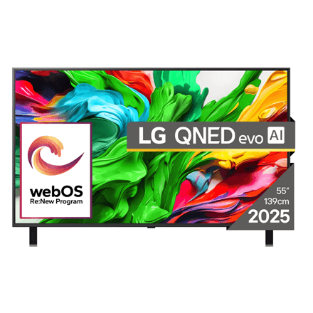 Телевизор LG 55QNED85A3C 55" 4K QNED, webOS 25