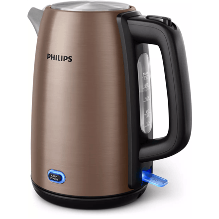 Philips | Kettle | HD9355/92 Viva Collection | Electric | 1740 W | 1.7 L | Stainless steel | 360° rotational base | Copper