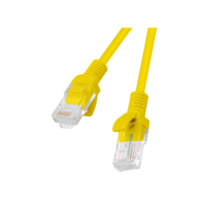 Патч-корды Lanberg CAT5e UTP, 0,5 м, 10 шт., жёлтые