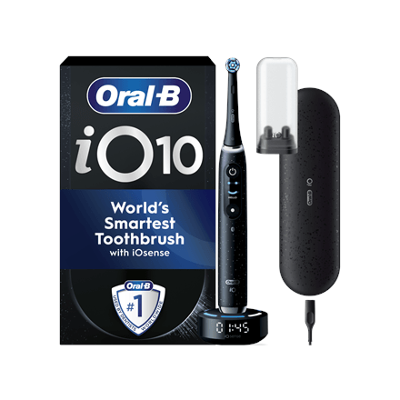 Электрическая зубная щётка Oral-B iO10, 7 режимов, Cosmic Black Booster