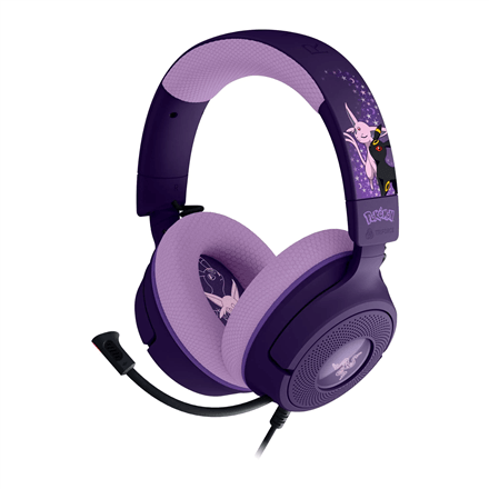 Juhtmega mänguri kõrvaklapid Razer Kraken V4 X, Espeon & Umbreon Edition