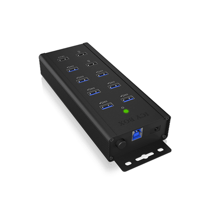 Tööstuslik USB-jagur Raidsonic IB-HUB1703-QC3, 7 porti, QC 3.0