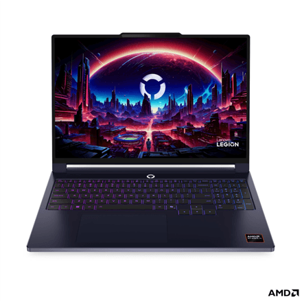 Lenovo Legion 7 16AGP11 AMD | Nebula | 16 " | OLED | WQXGA | 2560 x 1600 pixels | Glossy | AMD Ryzen AI 9 HX | 470 | 32 GB | Soldered LPDDR5X | Solid-state drive capacity 1000 GB | NVIDIA GeForce RTX 5070 | GDDR7 | 12 GB | Windows 11 Home | 802.11be | Bluetooth version 5.4 | Keyboard language English | Keyboard backlit | Warranty 24 month(s) | Battery warranty 12 month(s)