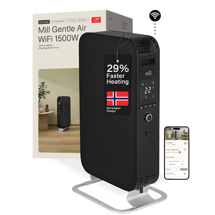 Mill OIL1500WIFI3 Gentle Air õliradiaator, 1500 W, kuni 22 m²