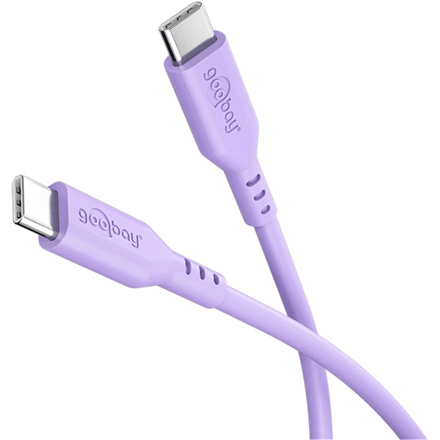 USB-kaabel Goobay 77745, USB-C, silikoon, 1,5 m