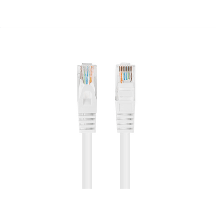 Lanberg CAT6 UTP patch cables, 1.5 m, 10-pack, white