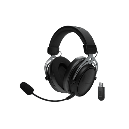 Беспроводная гарнитура Genesis Toron 706, Bluetooth и 2,4 ГГц, чёрная
