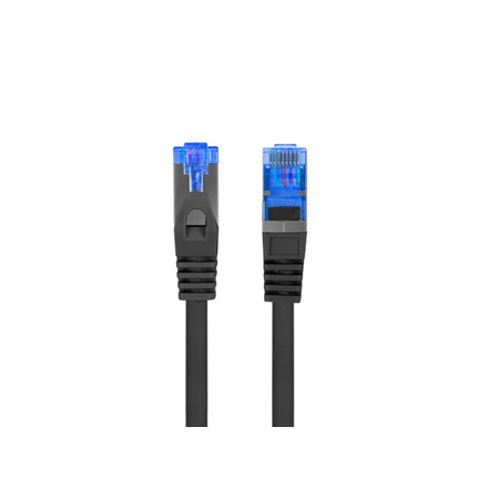 Lanberg | Patchcord Cat.6A S/FTP LSZH CCA Fluke Passed | PCF6A-10CC-0500-BK | 5 m | Black