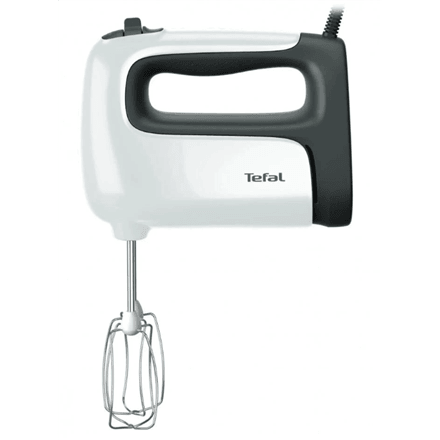 TEFAL | Hand mixer | HT461138 Prep'Mix+ | Hand Mixer | 500 W | Number of speeds 5 | Turbo mode | White/Grey