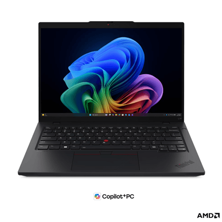 Lenovo ThinkPad L14 G7 AMD | Black | 14 " | IPS | WUXGA | 1920 x 1200 pixels | Anti-glare | AMD Ryzen AI 5 | 430 | 16 GB | SODIMM DDR5 | Solid-state drive capacity 512 GB | AMD Radeon 840M Graphics | Windows 11 Pro | 802.11be | Bluetooth version 5.4 | Keyboard language Nordic | Keyboard backlit | Warranty 36 month(s) | Battery warranty 12 month(s)