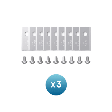 Anker Eufy Replacement Blade Set: 3x (9 Lawn Mower Blades and 9 Screws) Compatible E15/E18