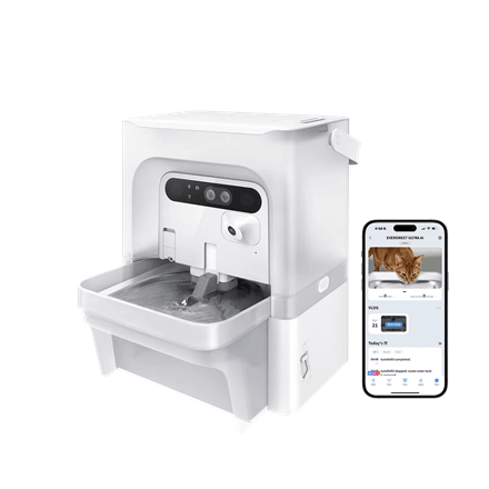 PETKIT Pet Water Fountain with Camera | EverSweet Ultra | Capacity 5 L | Material ABS, 304 Stainless Steel, PP, PPO | White