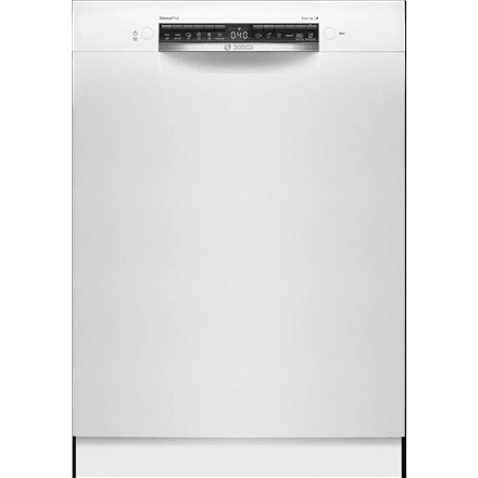 Bosch Dishwasher | SMU4HMW02S | Built-in | Width 60 cm | Number of place settings 14 | Number of programs 6 | Energy efficiency class D | Display | AquaStop function | White